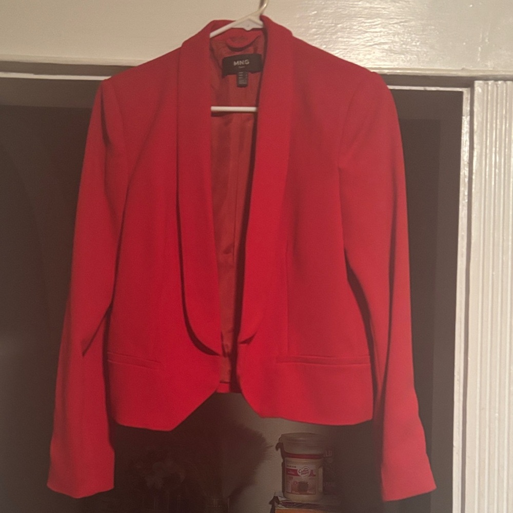 Bold Vibrant Red Women's Blazer !